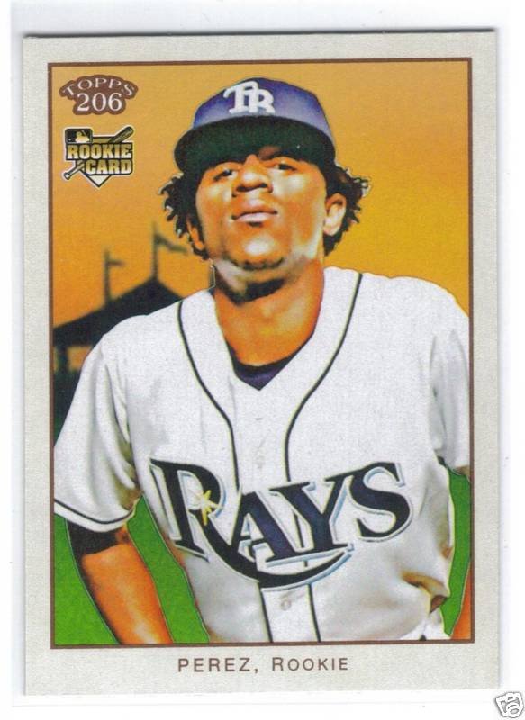 2009 Topps 206 Fernando Perez Rookie Card
