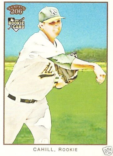 2009 Topps 206 Trevor Cahill Rookie Card