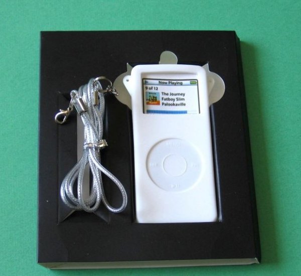 I-pod iPod Nano Silicone Skin Case White Apple MP3 MP4