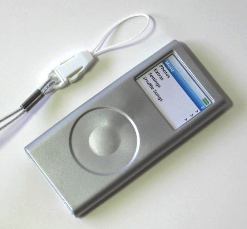 iPod Nano2 Silicone Case Skin for 2006 2nd Gen Nano Silver
