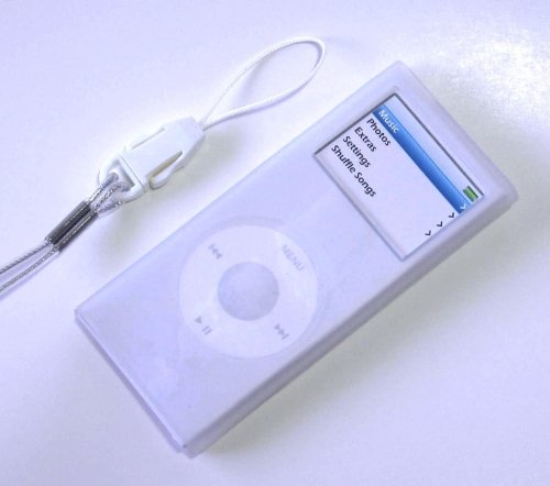 iPod Nano2 Silicone Case Skin for 2006 2nd Gen Nano Clear