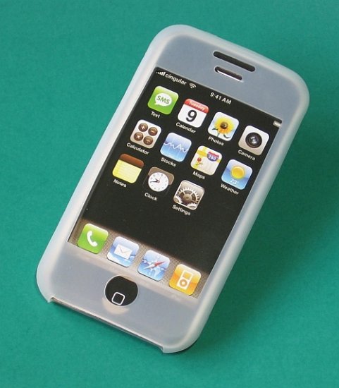 iPhone Silicone Case Skin (White)