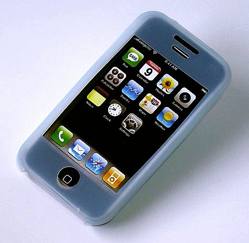 iPhone Silicone Case Skin (Blue)