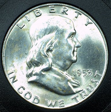 1953 Silver Franklin Half