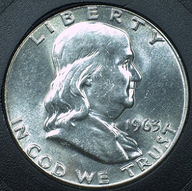 1963 Silver Franklin Half