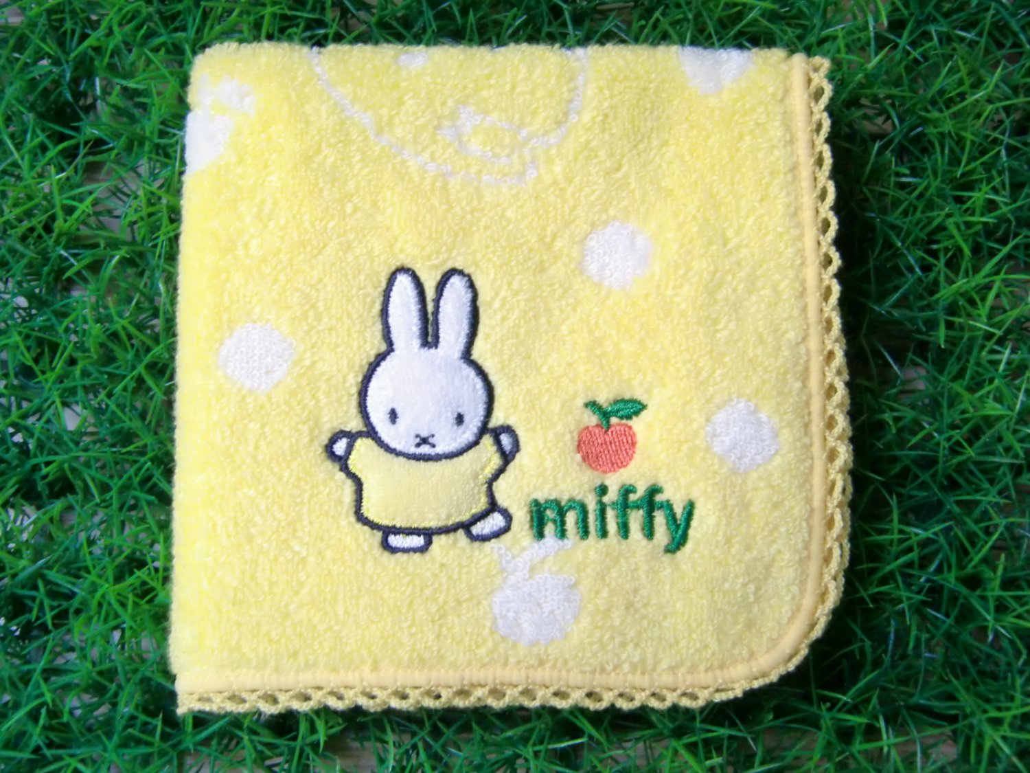 Miffy Handkerchief - Yellow