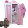 Pink and White Armoire