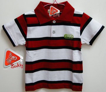Kid Polo Style Shirt 100% Brand New & Soft Cotton US Size 3T (E)