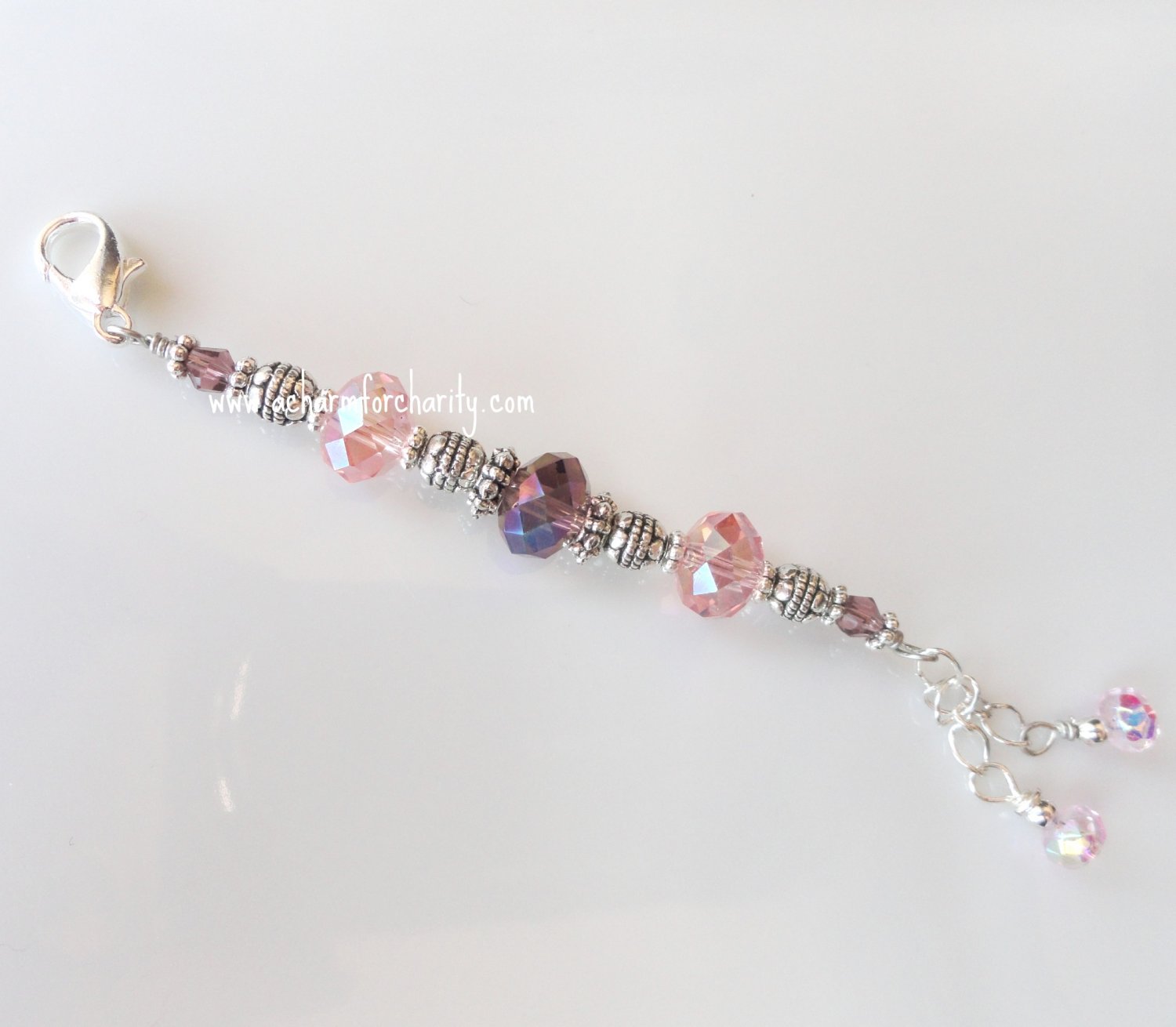 Crystal and Silver Key Fob - 101