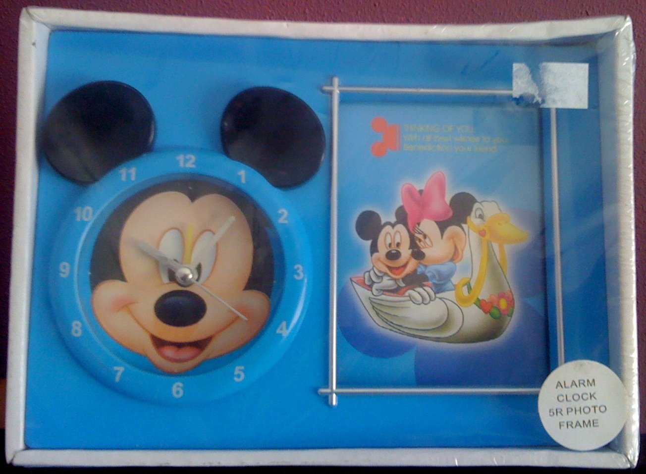 Mickey Mouse Clock + Photo Frame - 03