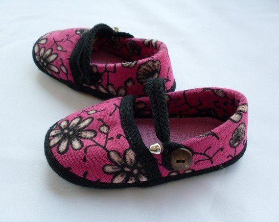 Funky colourful childrens shoes for boys or girls. Pink. Baby toddler small size