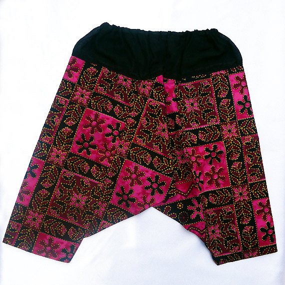 Funky toddler childrens clothing. 2 - 4+ yrs. Adjustable size. Reversible PANTS for boys and girls.