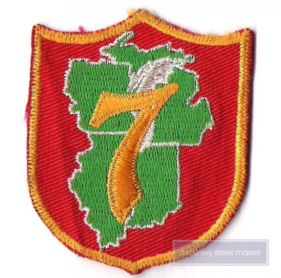 BSA BOY SCOUTS OF AMERICA AREA 7 VOYAGER CANOE PATCH 1950'S