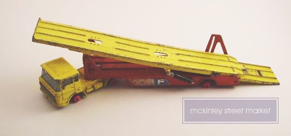 MATCHBOX KING SIZE DAF CAR TRANSPORTER K-11 1969