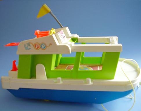 FP FISHER PRICE HAPPY HOUSEBOAT BOAT SHIP 985
