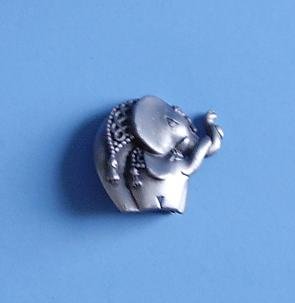 PEWTER LIKE METAL CIRCUS ELEPHANT PIN MAMA AND BABY