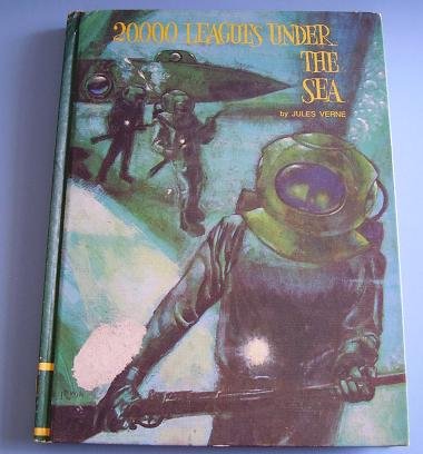 20,000 LEAGUES UNDER THE SEA JULES VERNE HARD COVER 1968