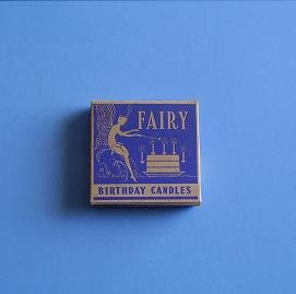 FAIRY BIRTHDAY CANDLE BOX W/7 CANDLES