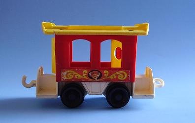 FISHER PRICE FP LITTLE PEOPLE CIRCUS TRAIN CABOOSE 991 1973
