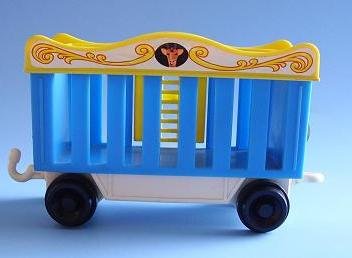 FISHER PRICE LITTLE PEOPLE CIRCUS TRAIN LION CAR 991 1973