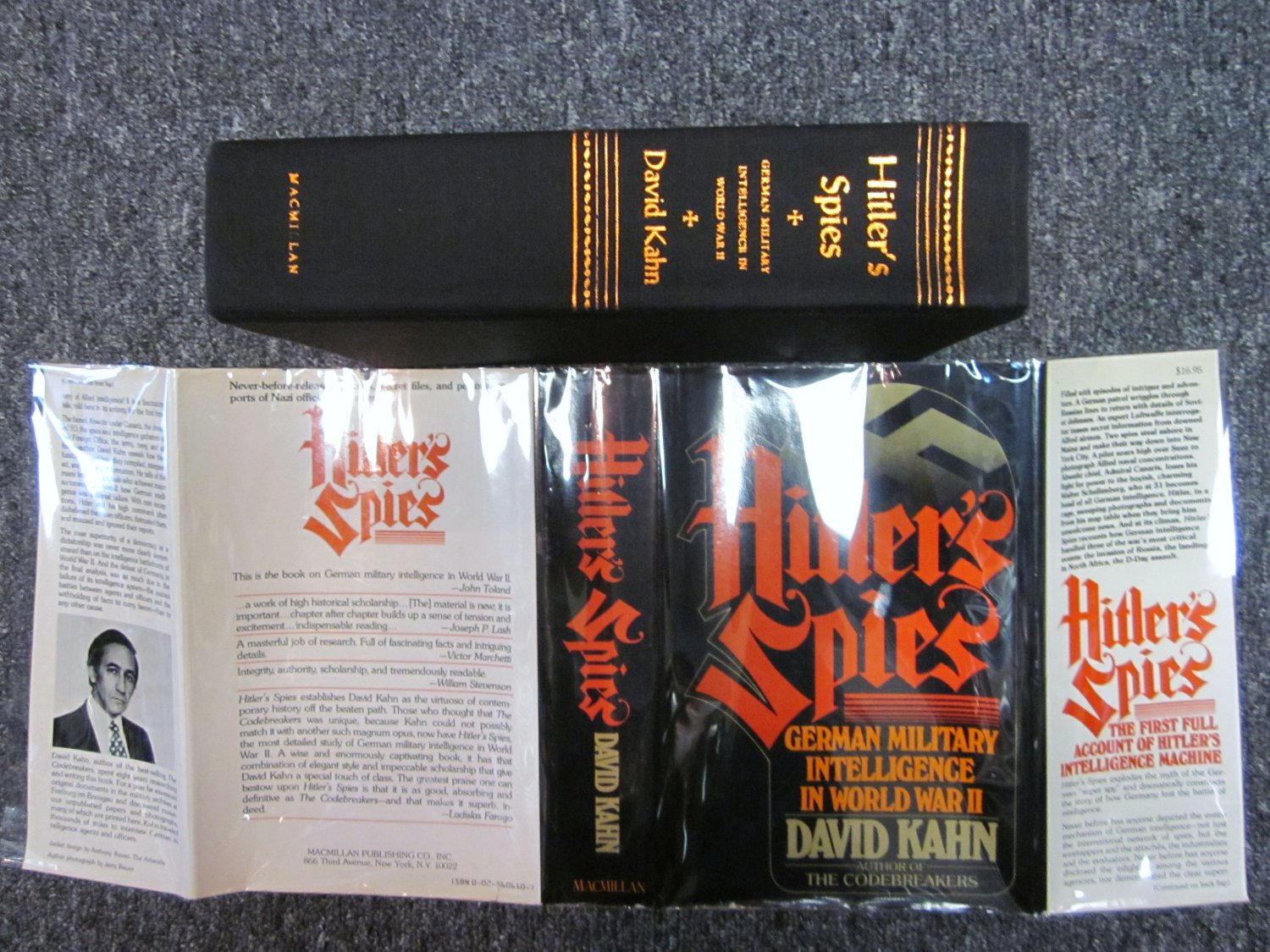 Hitler's Spies SIGNED First Edition WWll