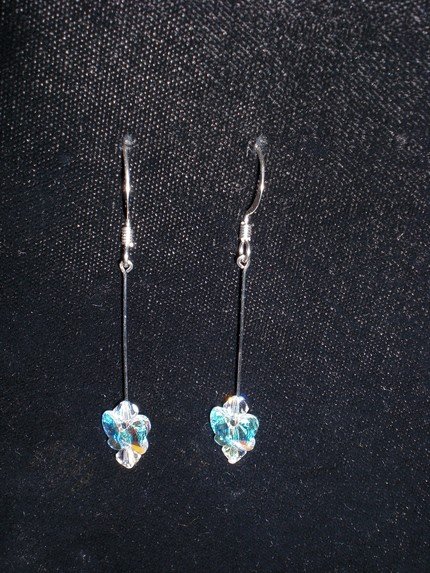 Swarovski Butterfly Crystal Dangle Earrings