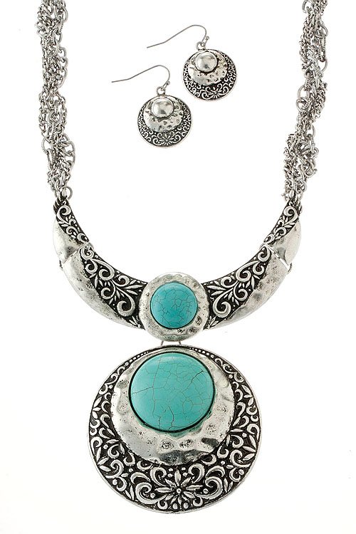 DROPLET TURQUOISE NECKLACE