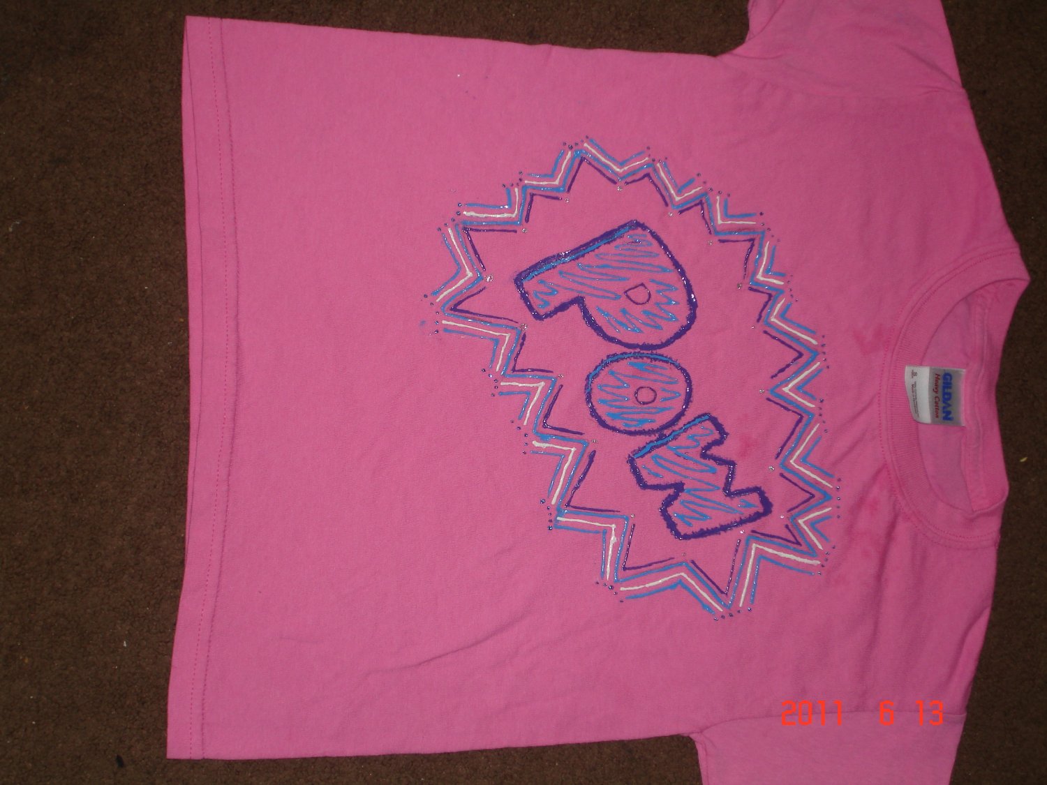 Kids Pink Pow Shirt