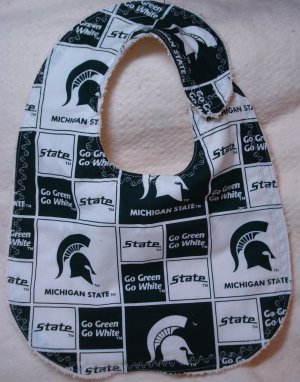 Michigan State University baby bib