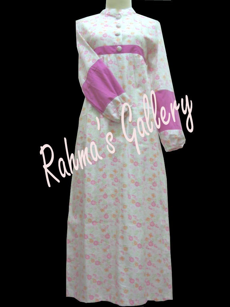 floral pink abaya
