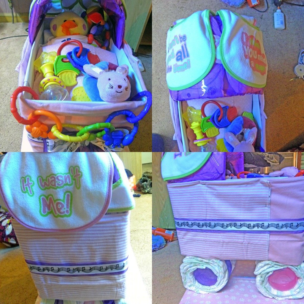 Diaper Carriage Cake