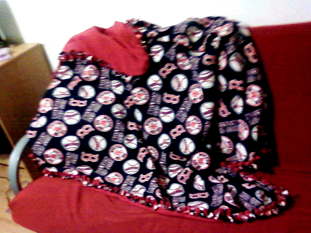 Knotted Team Blanket
