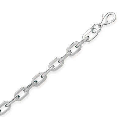 Stainless Steel Oval Link Bracelet