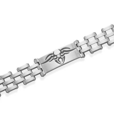 Tungsten Carbide with Design Bracelet