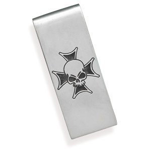 Money Clip with Skull Design