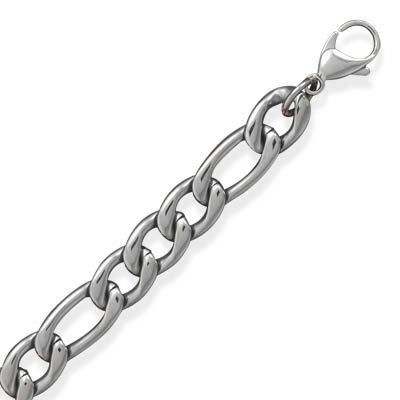 24" Stainless Steel 300 Figaro Chain