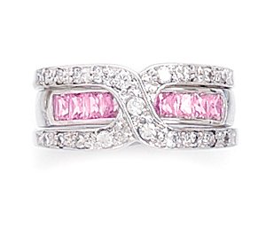 Pink CZ Ring