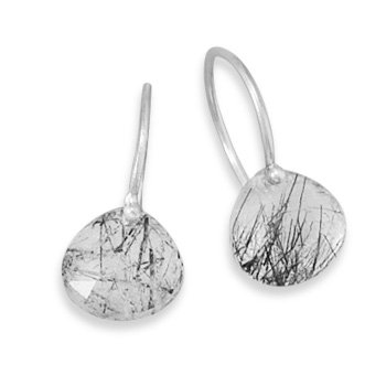 Black Rutilated Quartz Earrings