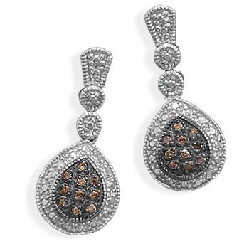 Champagne Diamond Earrings