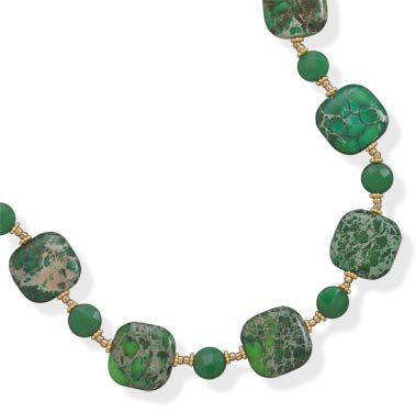 Jasper and Jade Necklace