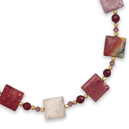 Fall Leaf Jasper Necklace