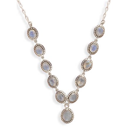 Rainbow Moostone Necklace