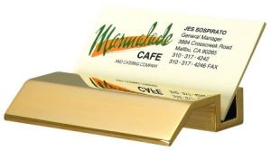 Gold Plated Card Holder