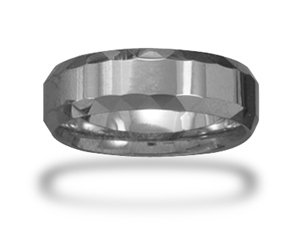 Tungsten Carbide with Faceted Edge