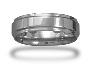 Tungsten Carbide 7mm Men's Ring