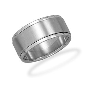 9mm Stainless Steel Spin Ring