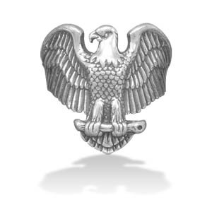 Large Oxidized Eagle Ring