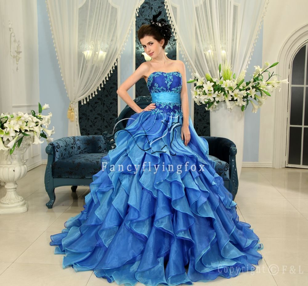Luxurious Colorful Quinceanera Dresses Gowns 005