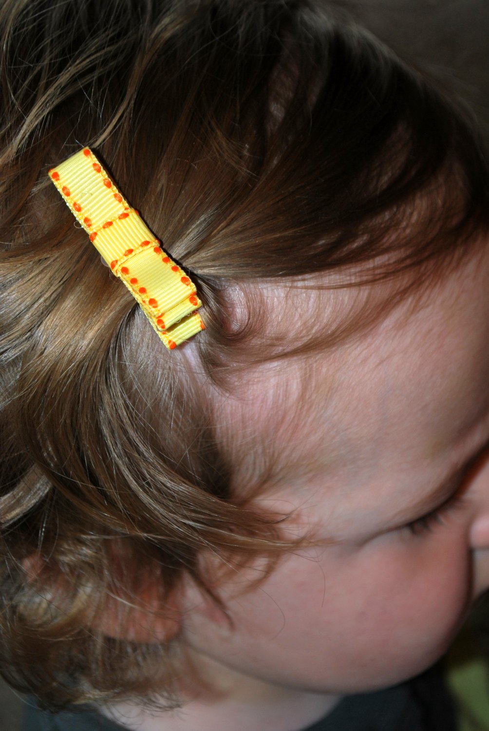 Yellow Bow Clippie