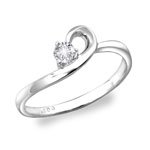 18K White Gold Diamond Ring